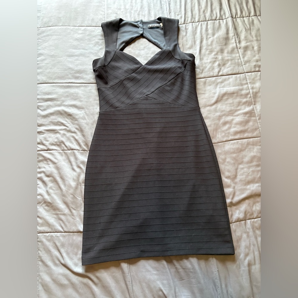Guess Charcoal Sleeveless Mini Dress